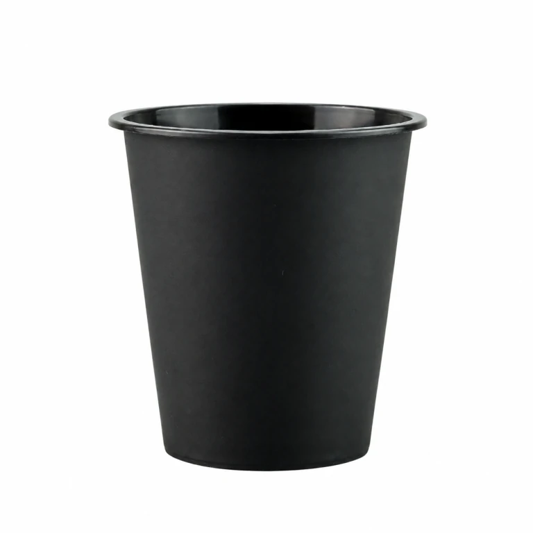 90mm Black Frosted Cup 360ml