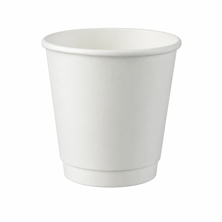 Double Wall Paper Cup 8 (280ml) - White