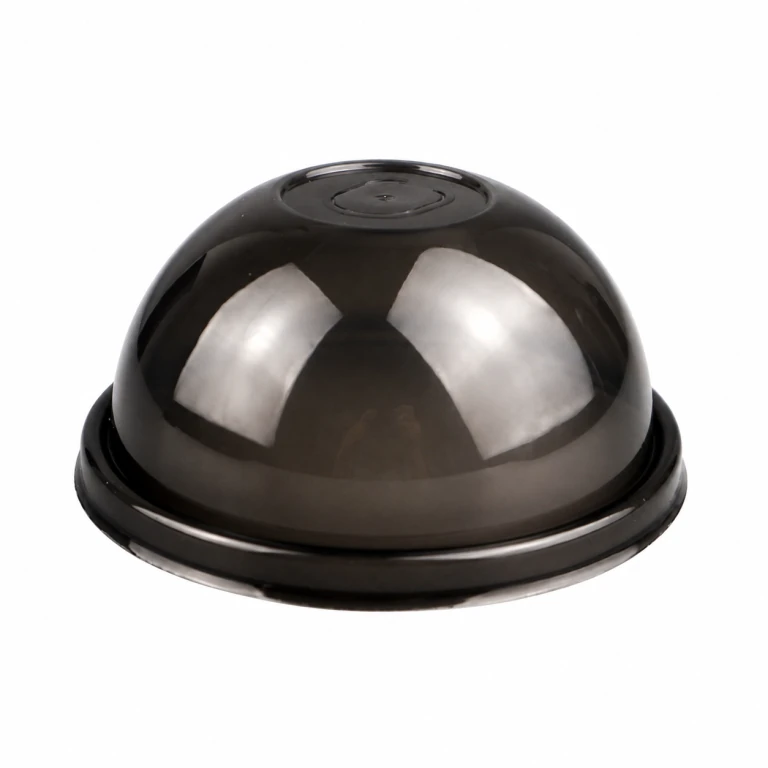 90mm Black Half-Round Lid
