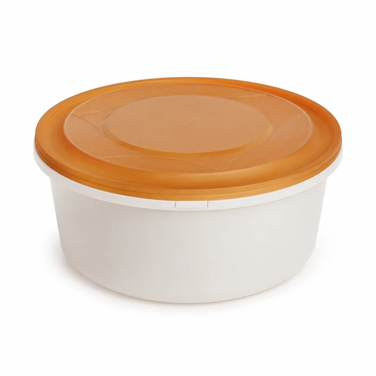 3500ml round tamper-evident food container