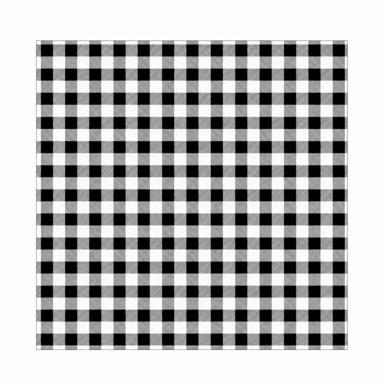 black checkered paper-bag design