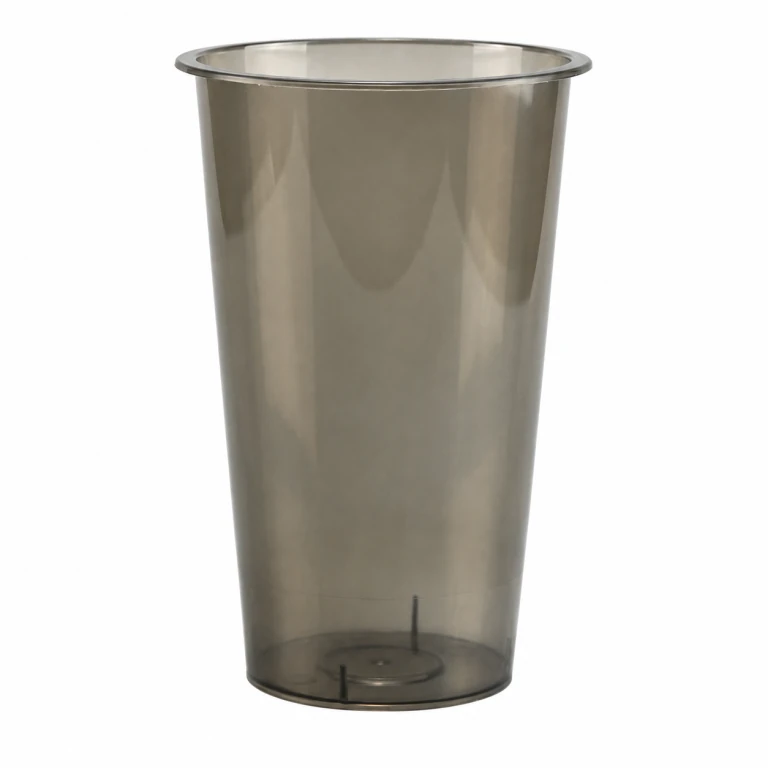 90mm Black Transparent Cup 500ml