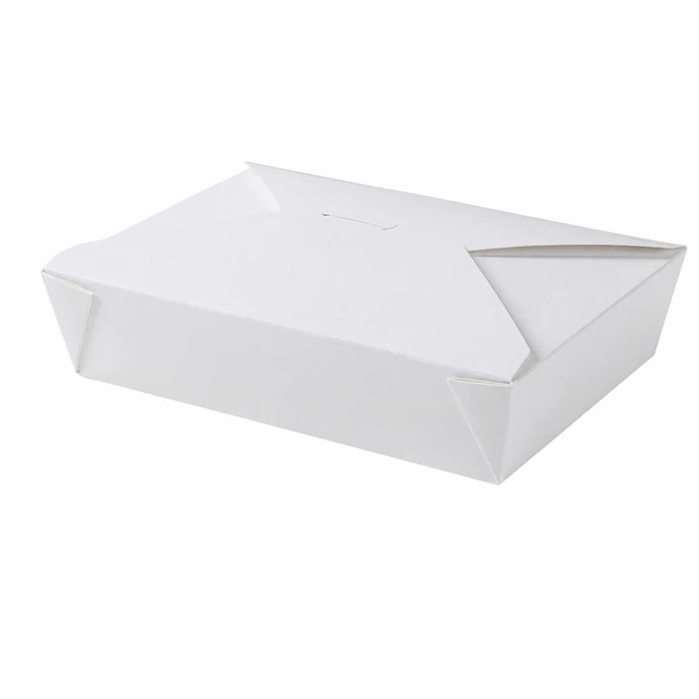 White Cardboard Lunch Box 2# 1500ml