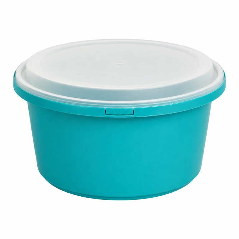 1750ml round tamper-evident food container