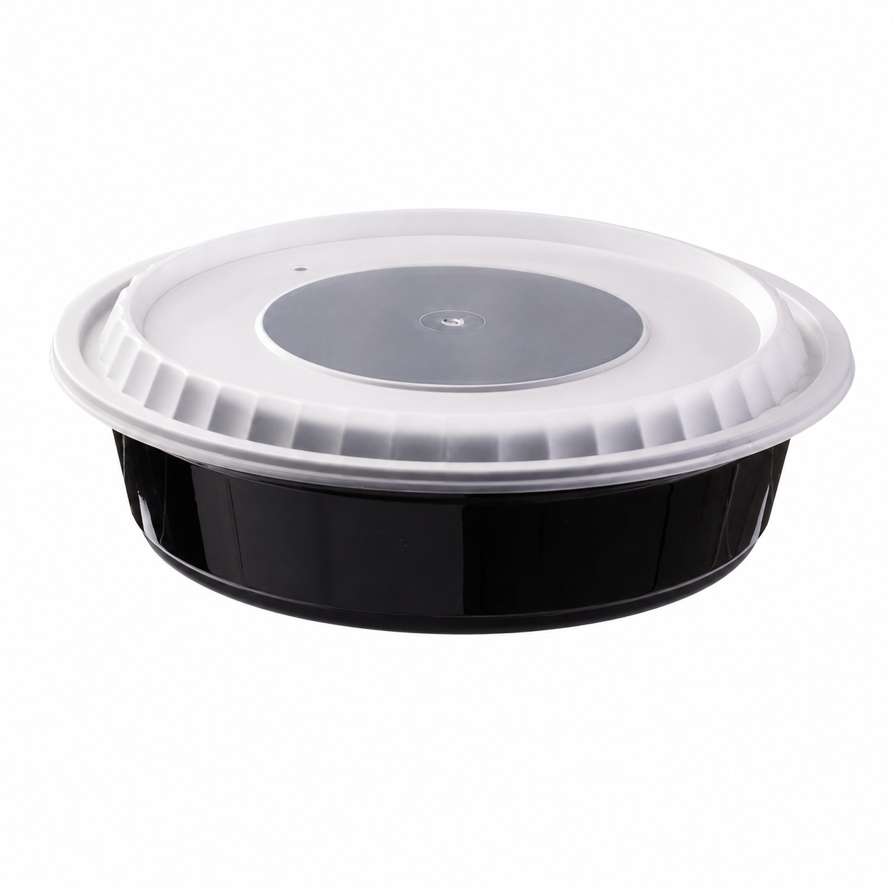 Black Round Bowl 1450ml