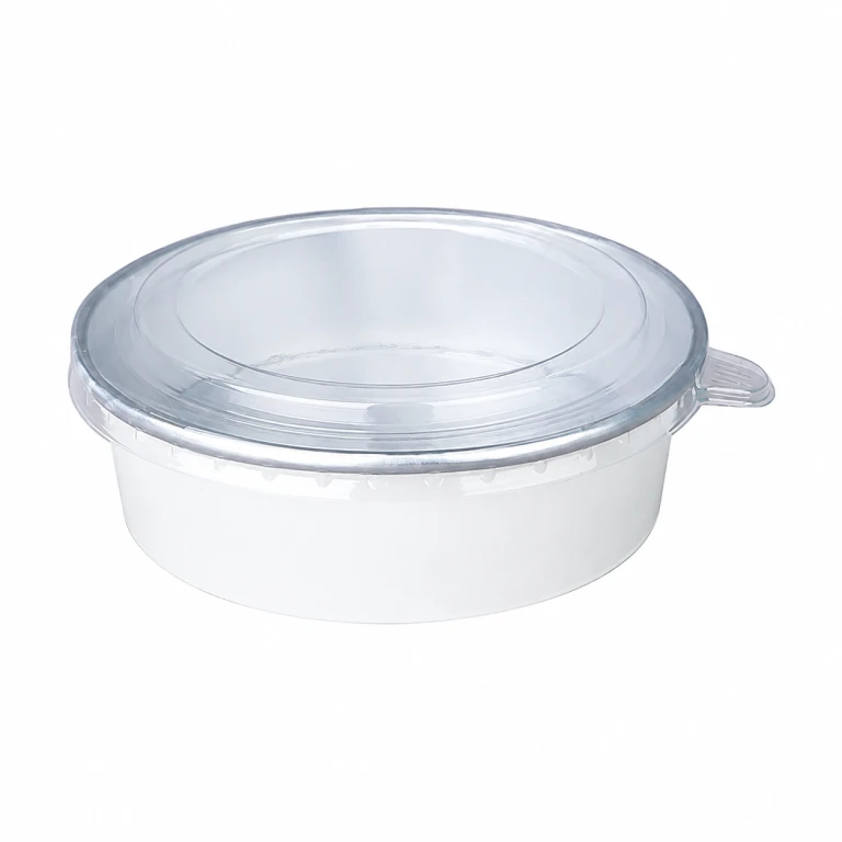 Aluminium Foil Paper Bowl 450ml with OPS Lid