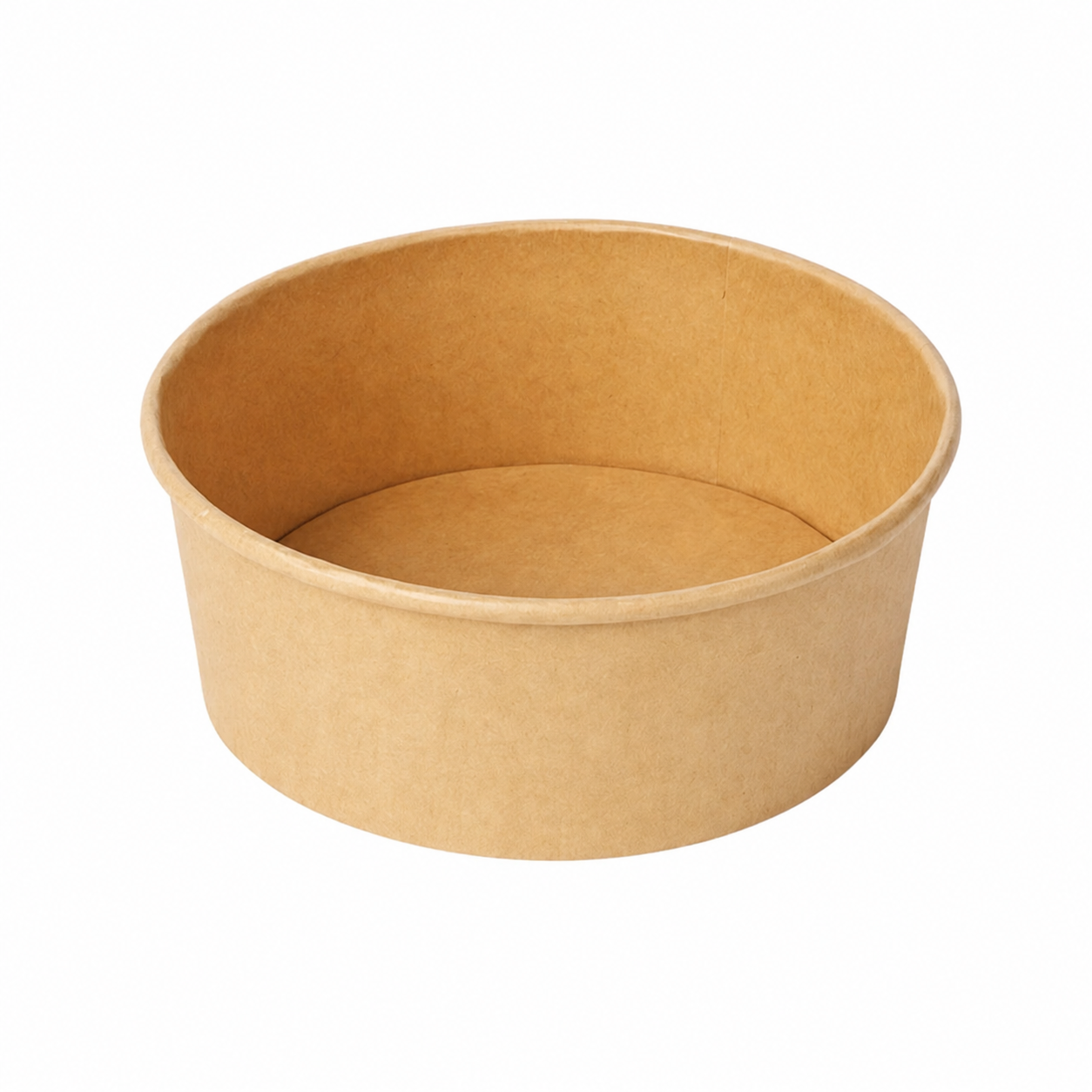 750ml Round Natural Kraft Paper Bowl (Lid Sold Separately)
