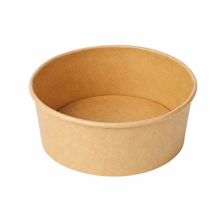 750ml Round Natural Kraft Paper Bowl (Lid Sold Separately)