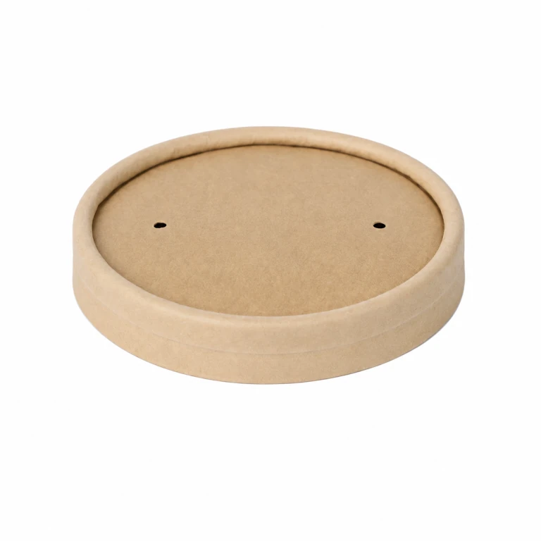 Natural Kraft Paper Lid for 26oz Porridge Bucket