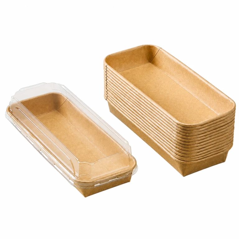 No. 2 Kraft Sushi Box with High Lid