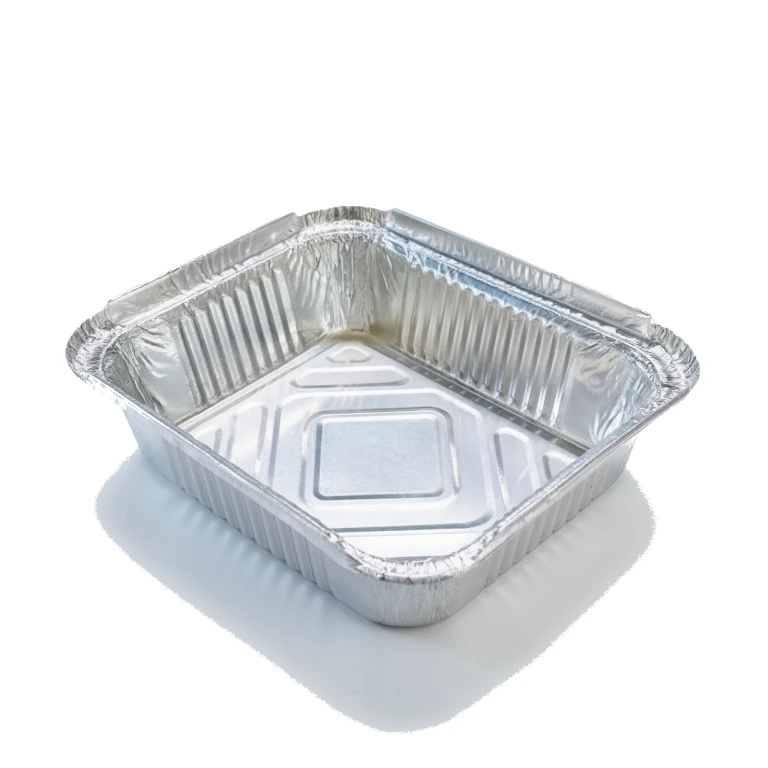 Aluminium Foil Square Container 165 500ml, no lid