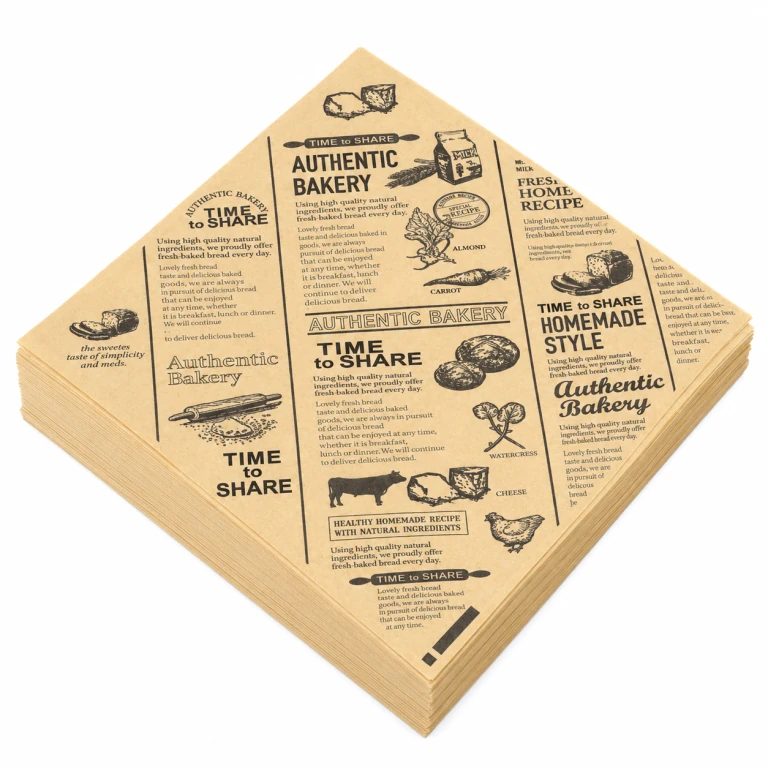 good-luck kraft paper angled paper-bag design