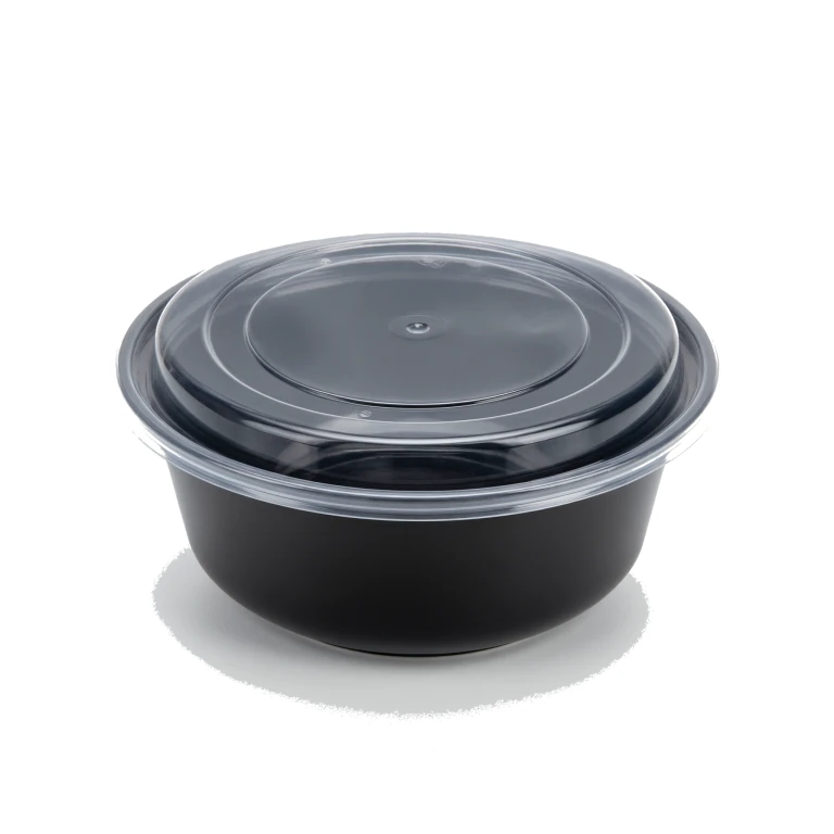 1300ml round bowl (black)