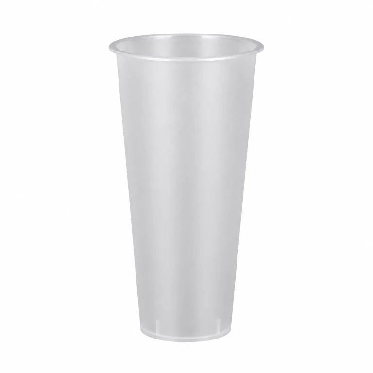 90口径注塑奶茶杯 700ml磨砂