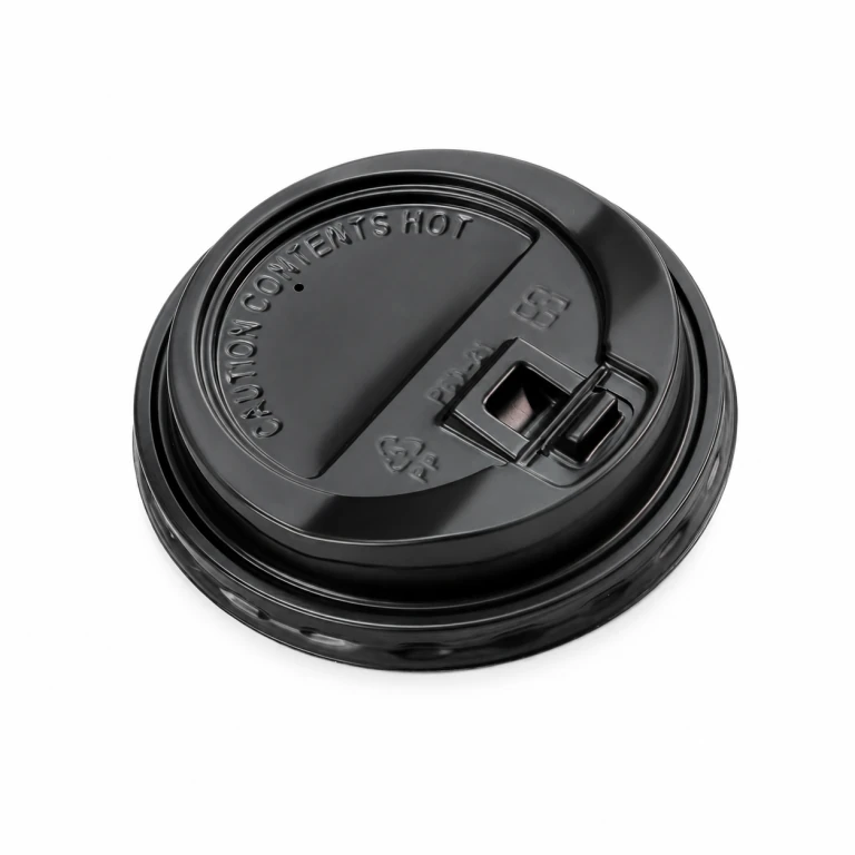 90mm Matte Black Single Hole Lid