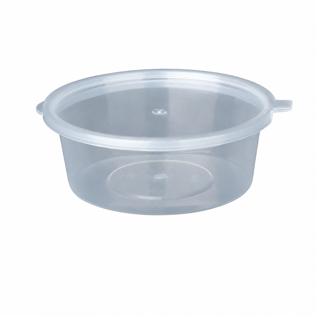 Disposable Sauce Cup 5oz, Hinged (attached lid)