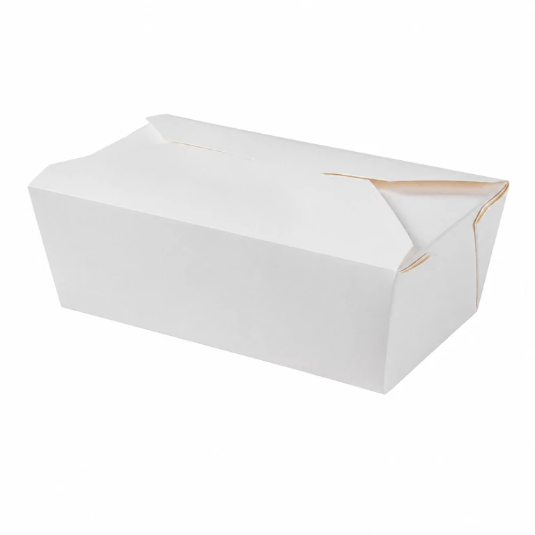 White Cardboard Lunch Box D5 1050ml