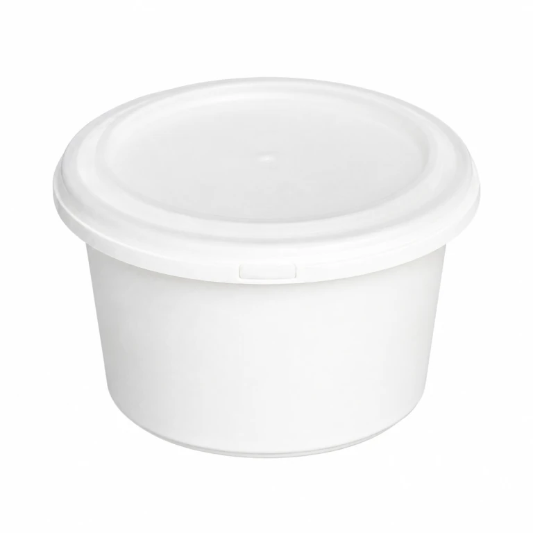 universal lid for round tamper-evident bowl