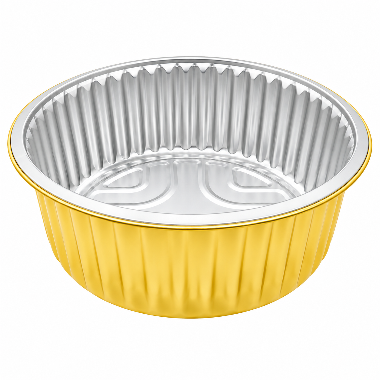 Aluminium Foil Round Container 4000ml (28cm dia) with foil lid