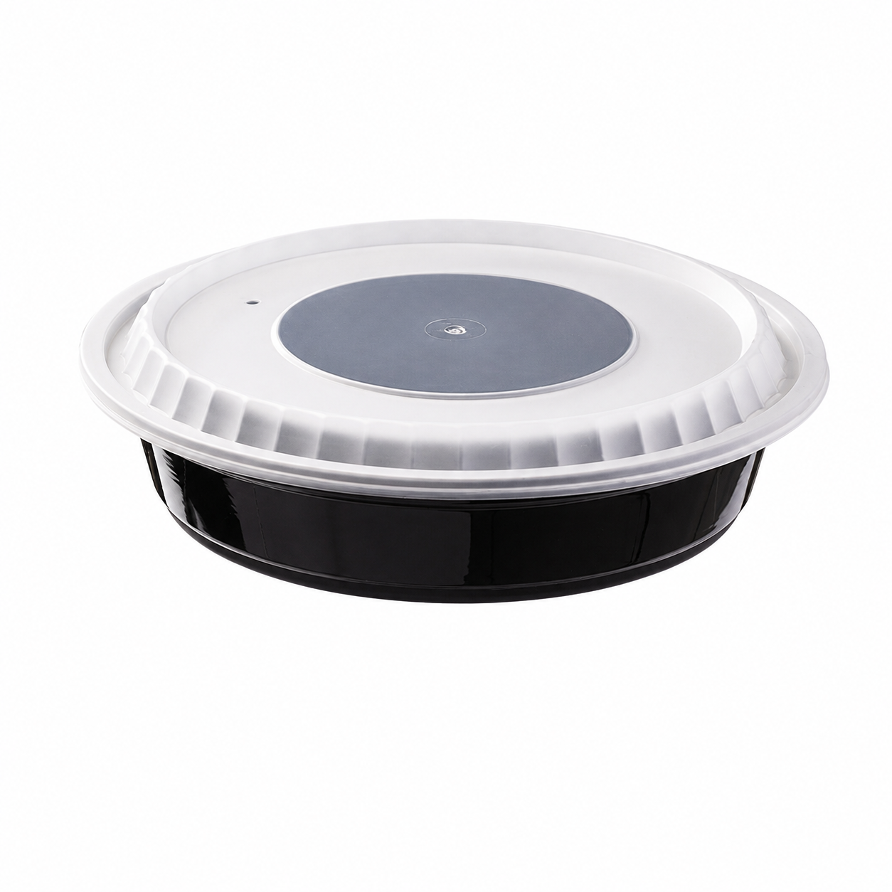 Black Round Bowl 1100ml