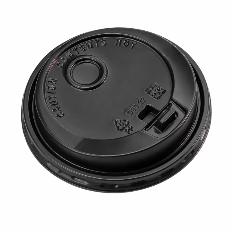 90mm Matte Black Double Hole Lid