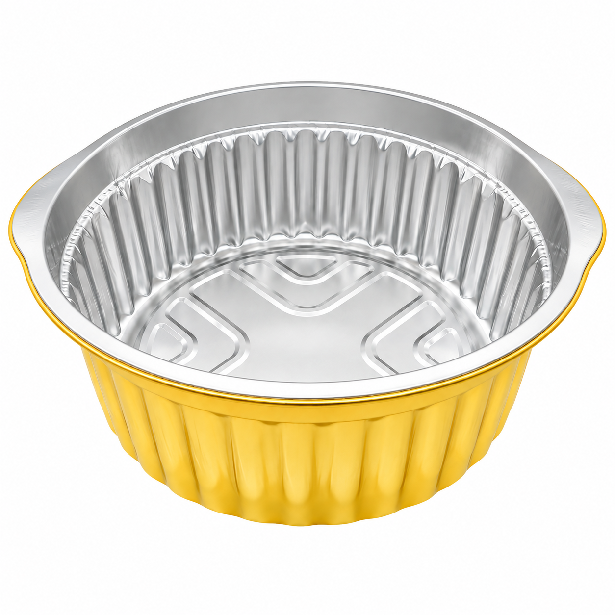 Aluminium Foil Round Container 4000ml (29.1cm dia) (twin-handle)