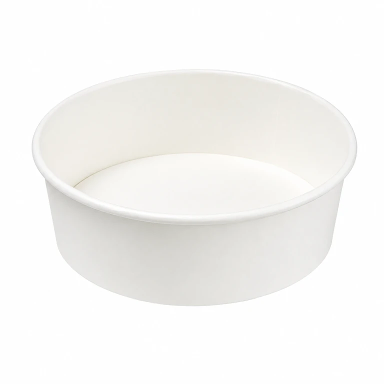 500ml White Cardboard Bowl