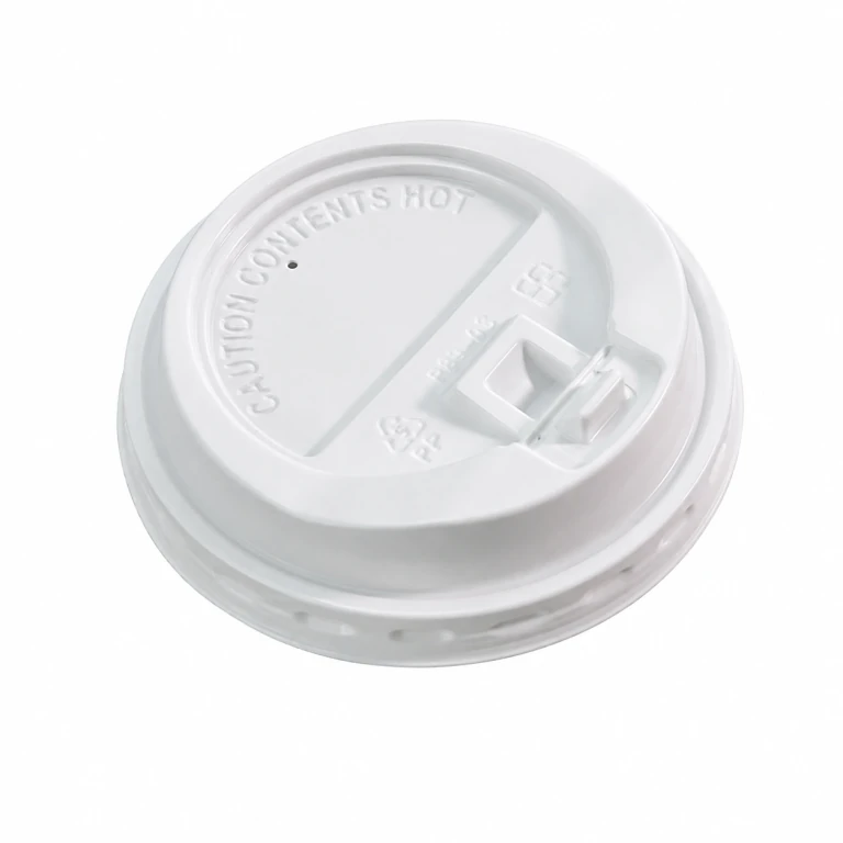 90mm Matte White Single Hole Lid
