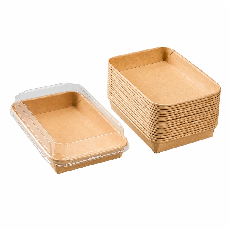 No. 5 Kraft Sushi Box with High Lid