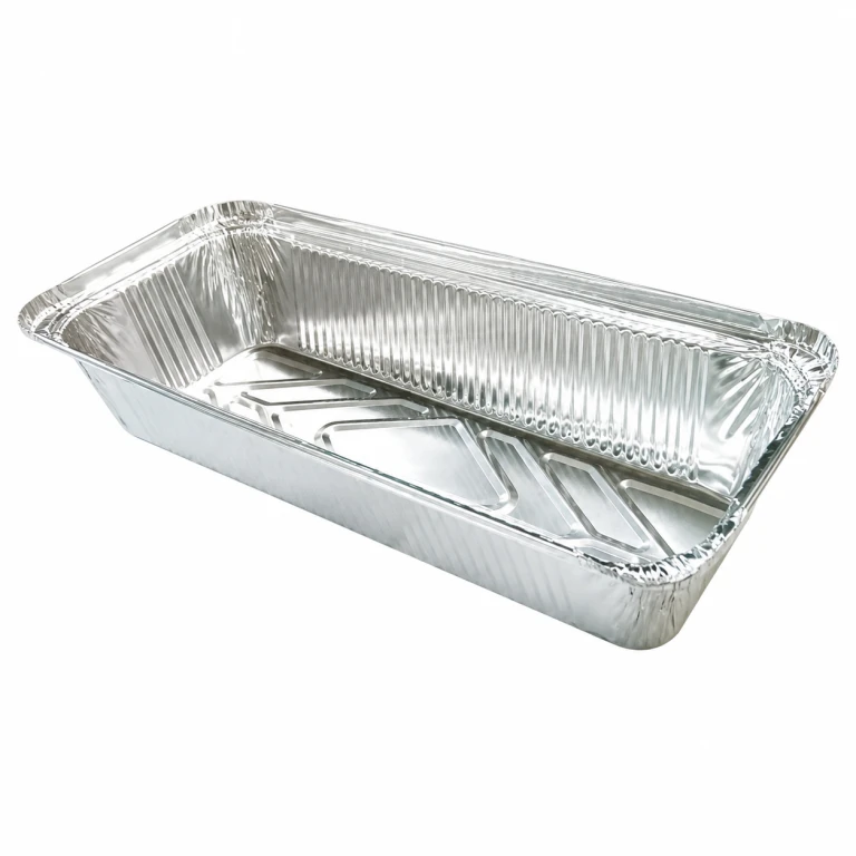 Aluminium Foil Deep Square Container 350 1900ml, no lid
