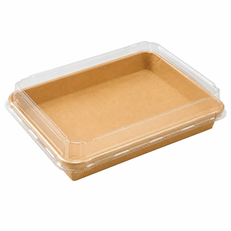 No. 9 Kraft Sushi Box with High Lid