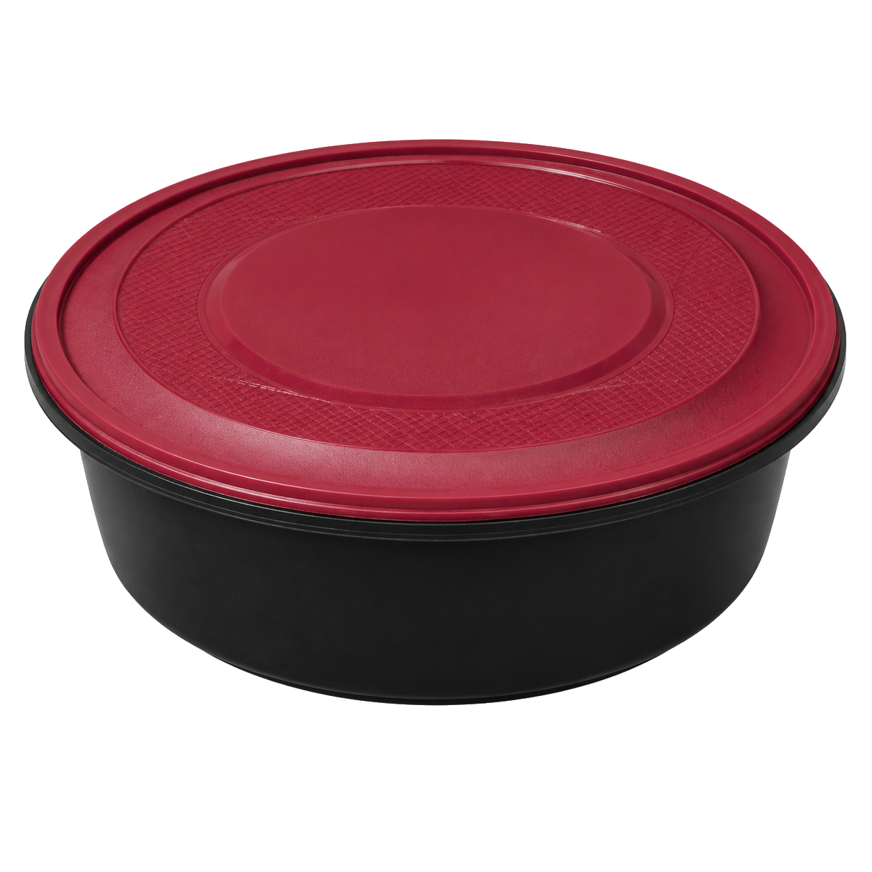 2000ml round tamper-evident food container