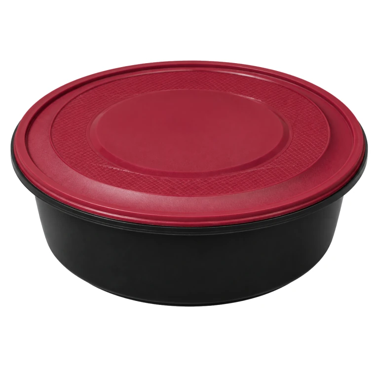2000ml round tamper-evident food container