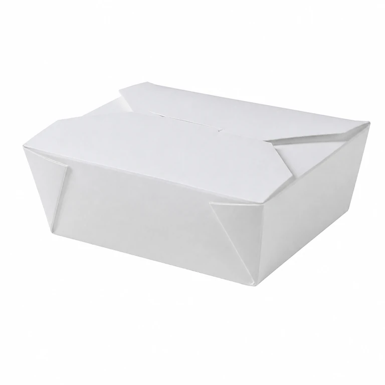 White Cardboard Lunch Box D2 500ml