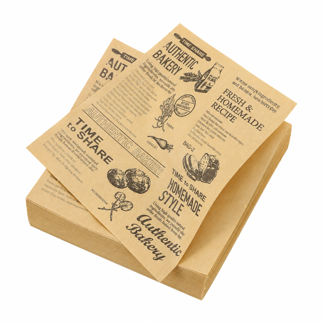 good-luck kraft-paper bag design