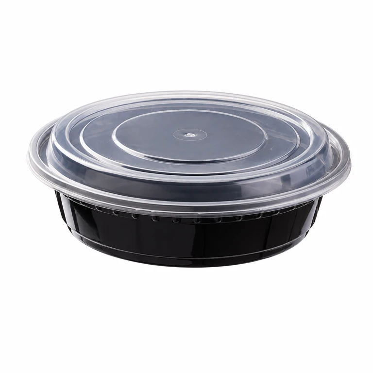 Black Round Bowl 700ml