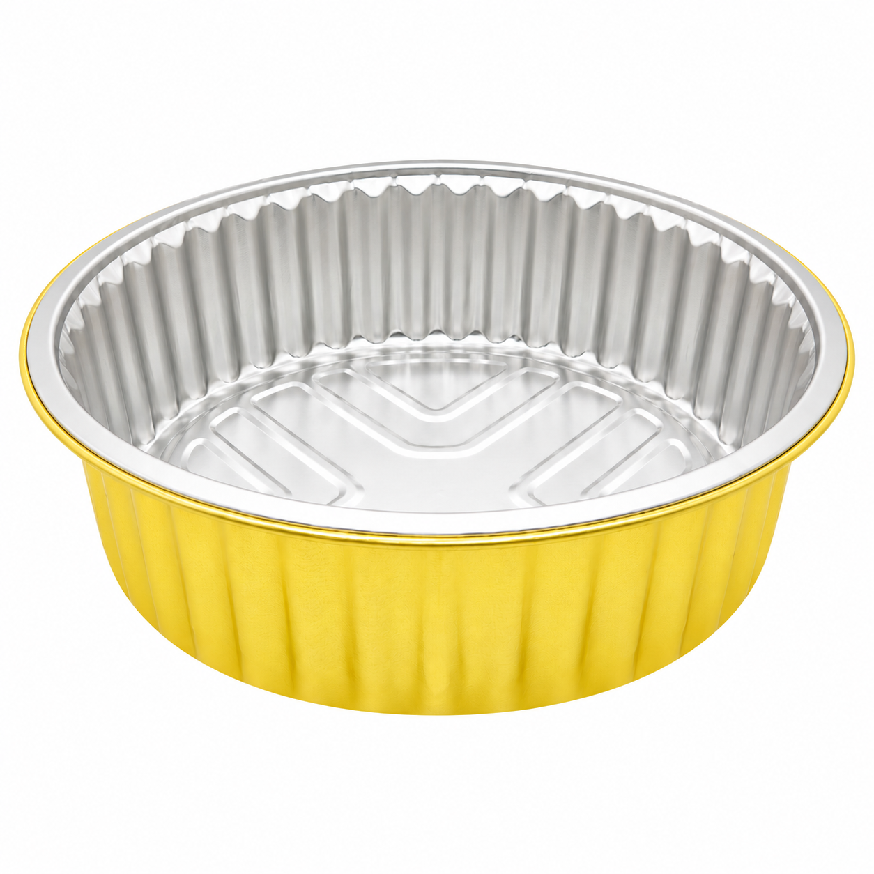 Aluminium Foil Round Container 2500ml (25cm dia)