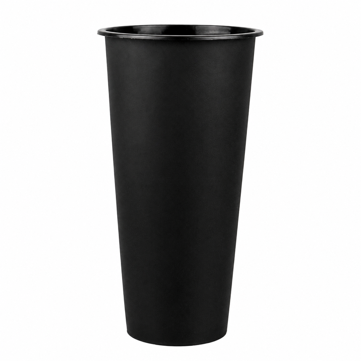 90mm Black Frosted Cup 700ml