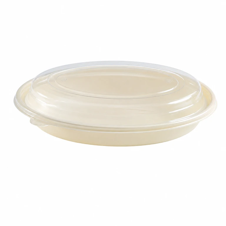oval bowl 750 with matching high-clarity PET lid