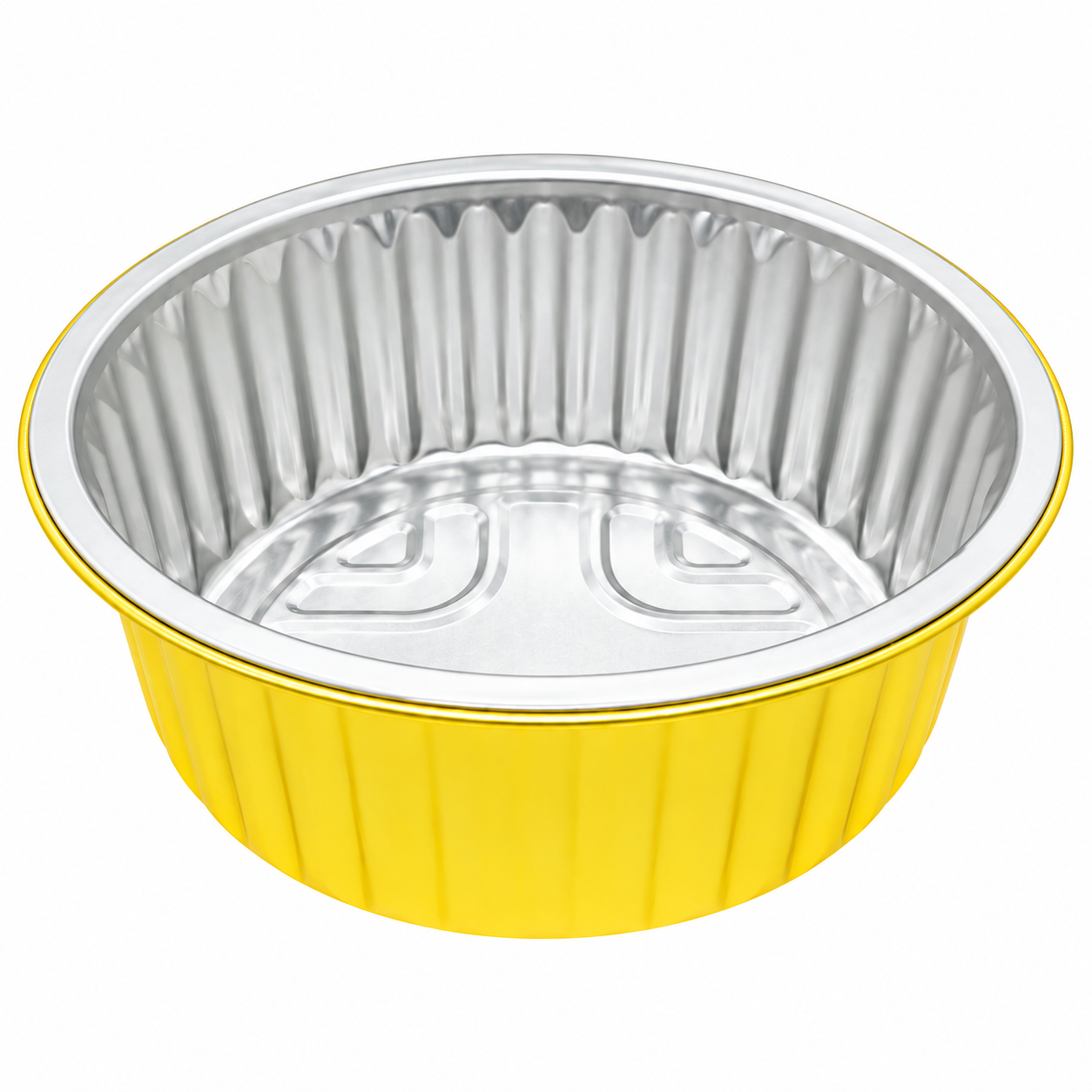 Aluminium Foil Round Container 825ml (16cm dia) with foil lid