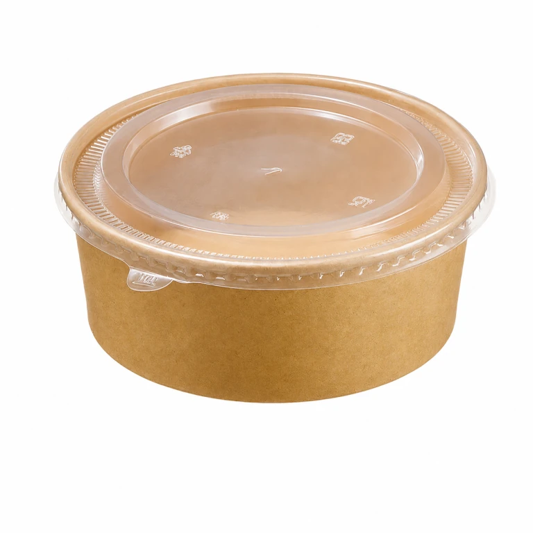 Kraft Paper Bowl 1100ml with PP lid