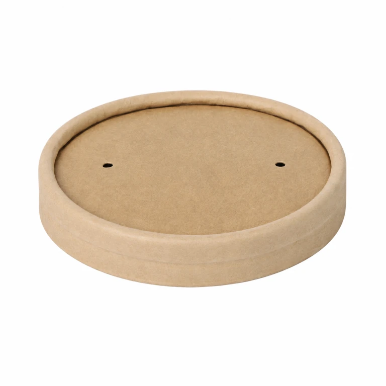 Natural Kraft Paper Lid for 16oz Porridge Bucket