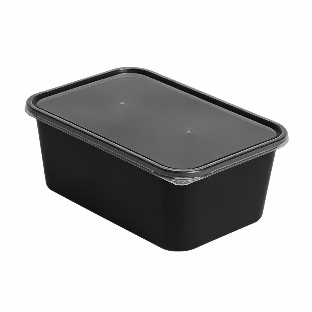 950ml export-version reinforced rectangular container (black)
