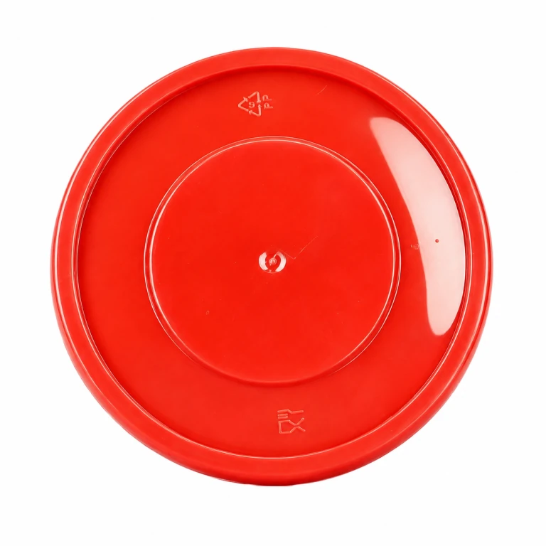 Disposable Bowl Lid 120mm, Red