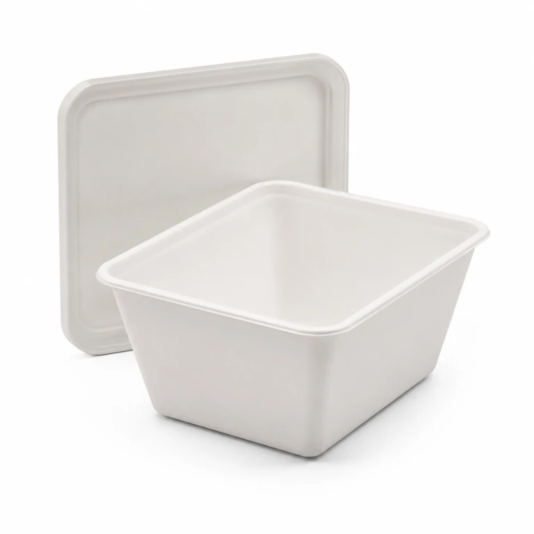 plant-fiber food container