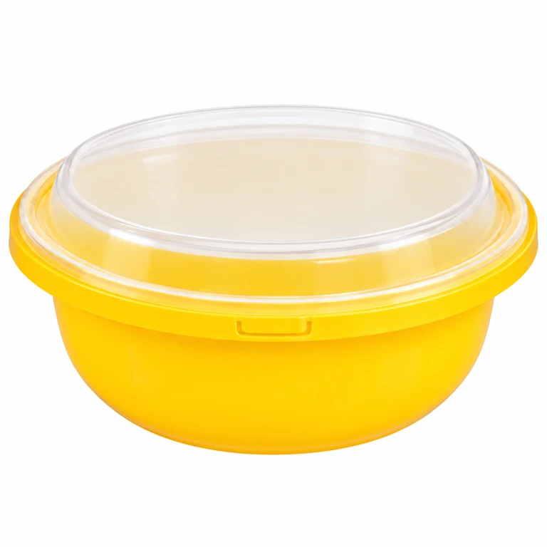 900ml round tamper-evident food container
