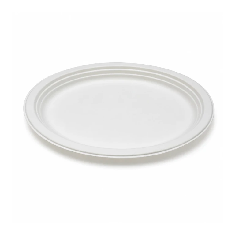 10-inch sugarcane residue oval plate