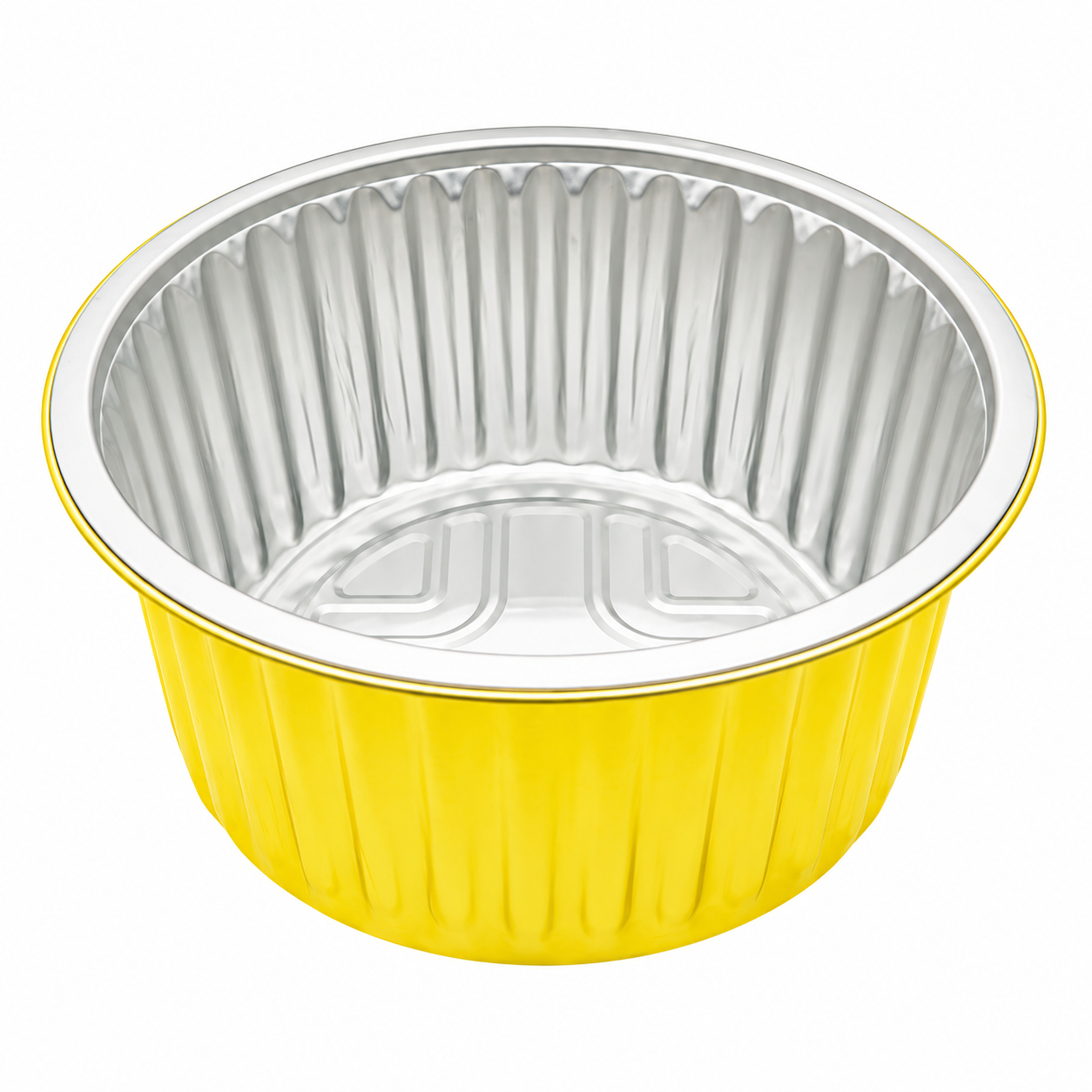 Aluminium Foil Round Container 1370ml (18cm dia) with PP lid