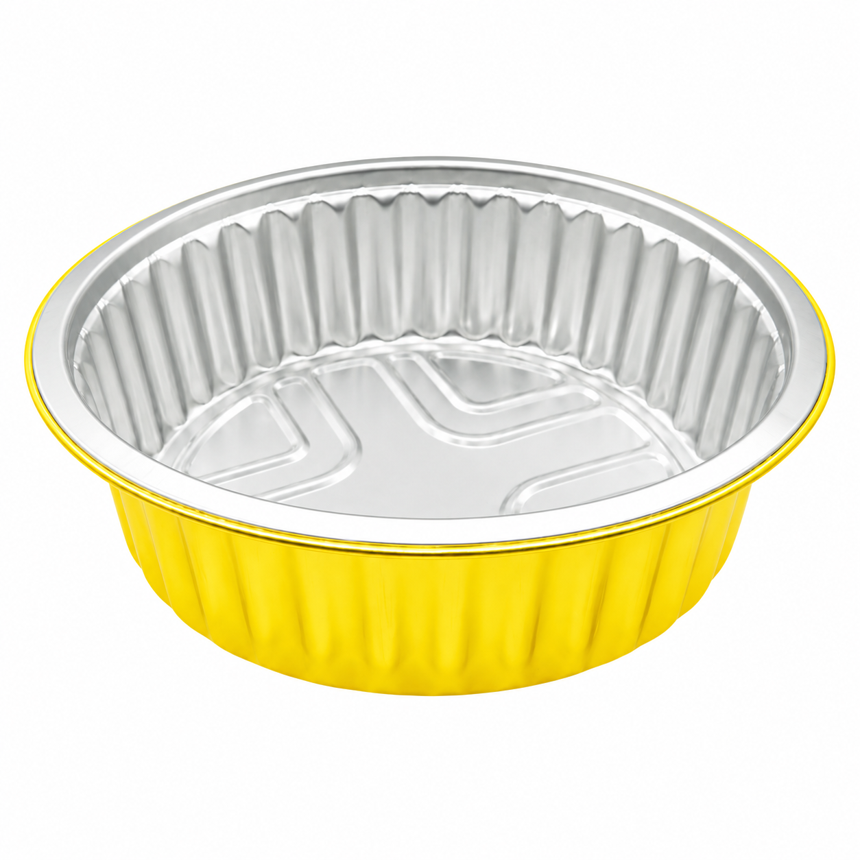 Aluminium Foil Round Container 920ml (18cm dia) with foil lid