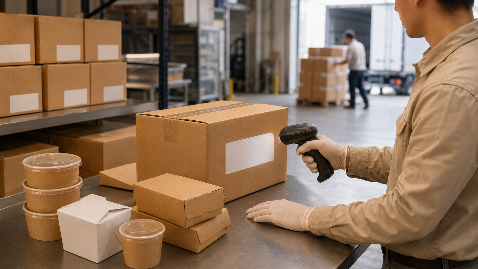 Private-label foodservice packaging batch traceability across a multi-store network